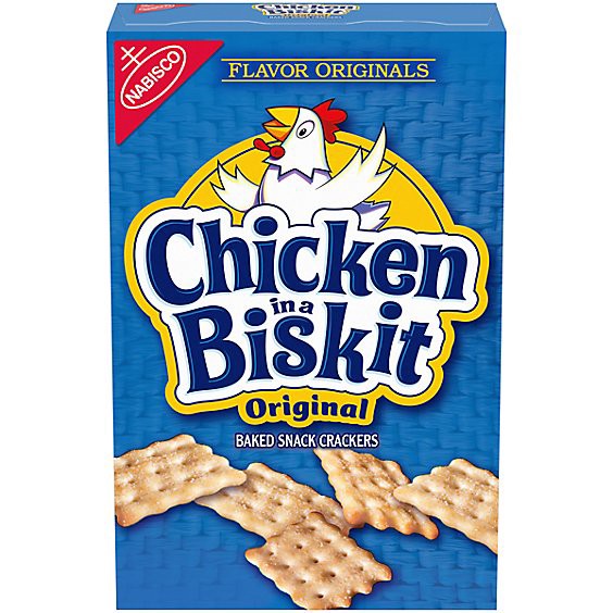 slide 1 of 1, Chicken In A Biskit Original Baked Snack Crackers - 7.5 Oz, 7.5 oz