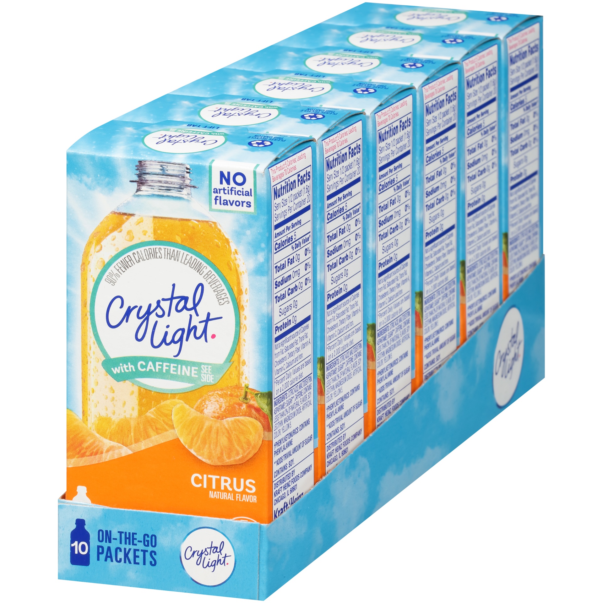 Crystal Light Citrus Naturally Flavored Powdered Drink Mix with ...