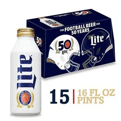Miller Lite Beer American Style Light Lager 4.2% Abv Bottles - 15-16 Fl. Oz.