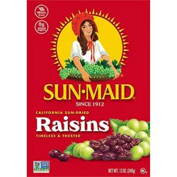 Sun-Maid Raisins Natural California - 12 Oz