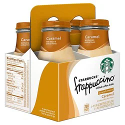 Starbucks Frappuccino Caramel Iced Coffee Multipack 4 Pack - 9.5 Fl. Oz.