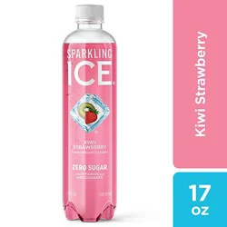 Sparkling Ice Kiwi Strawberry Sparkling Water 17 Fl. Oz. Bottle