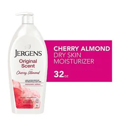 Jergens Original Scent Body Lotion With Cherry Almond Essence Dry Skin Moisturizer - 32 Oz