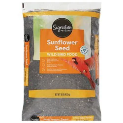 Signature Pet Care Wild Bird Food Premium Sunflower Seeds - 10 Lb
