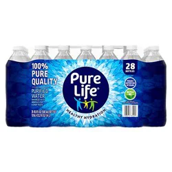 Pure Life Purified Water No Flavor In Bottles - 28-16.9 Oz