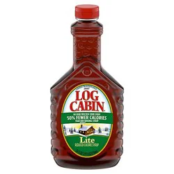 Log Cabin Lite Pancake Syrup - 24 Fl Oz