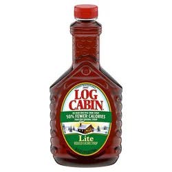 Log Cabin Lite Pancake Syrup - 24 Fl Oz