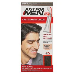 Just For Men Autostop Haircolor Foolproof Real Black A-55 - Each