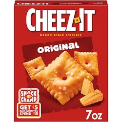 Cheez-It Cheese Crackers Original Baked Snack Crackers - 7 Oz