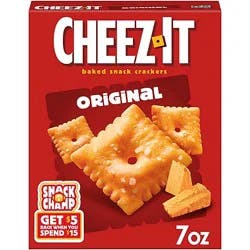 Cheez-It Cheese Crackers Original Baked Snack Crackers - 7 Oz