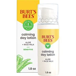 Burt's Bees Calming Day Face Lotion With Aloe And Rice Milk - 1.8 Oz