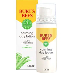 Burt's Bees Calming Day Face Lotion With Aloe And Rice Milk - 1.8 Oz