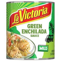 La Victoria Sauce Enchilada Green Mild Can - 28 Oz