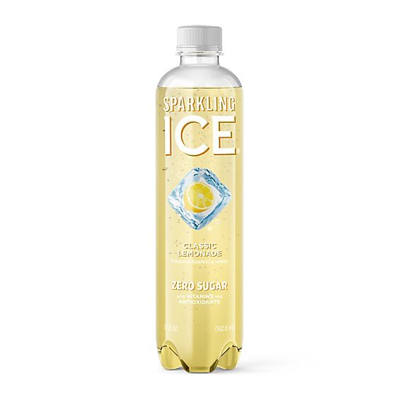 slide 1 of 14, Sparkling Ice Classic Lemonade Sparkling Water 17 Fl. Oz. Bottle, 17 fl oz