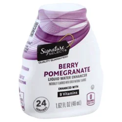 Signature Select Liquid Water Enhancer Berry Pomegranate - 1.62 Fl. Oz.