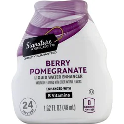 Signature Select Liquid Water Enhancer Berry Pomegranate - 1.62 Fl. Oz.