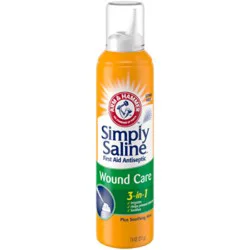 Arm & Hammer Simply Saline First Aid Antiseptic Wound Care 3 In 1 - 7.4 Oz
