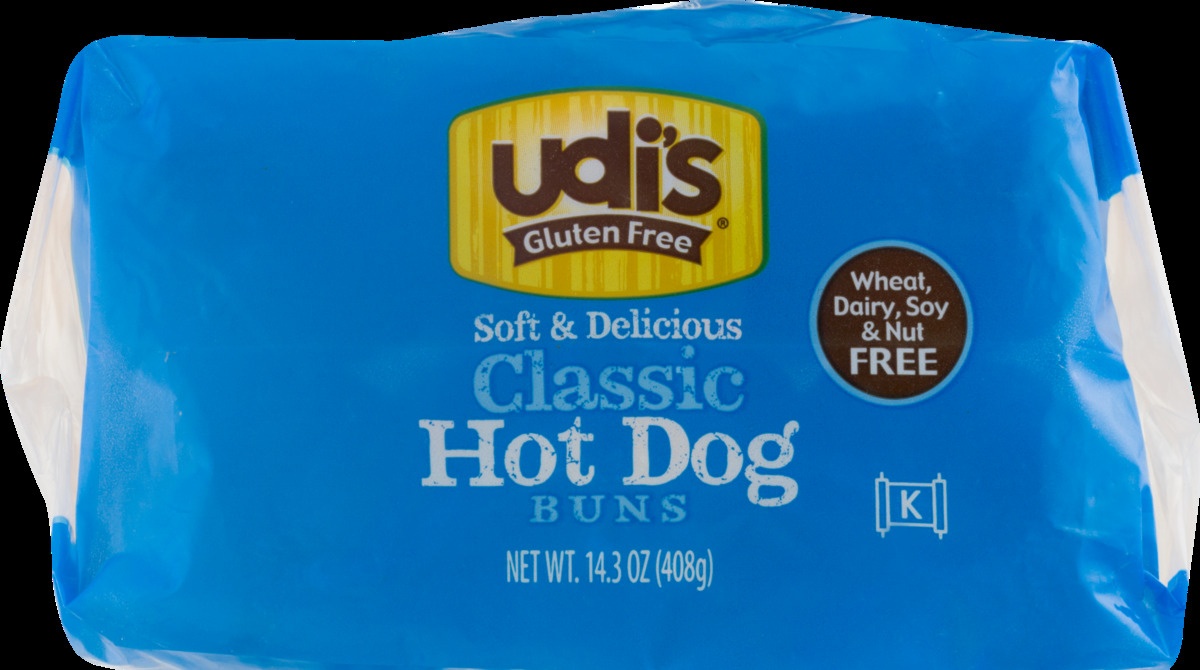 slide 8 of 9, Udi's Gluten Free Hotdog Buns, 14.3 oz