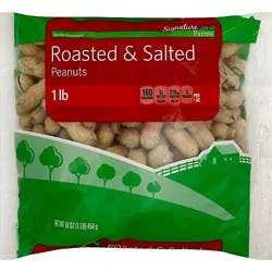 Signature Select/farms Peanuts Roasted & Salted - 16 Oz