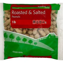 Signature Select/farms Peanuts Roasted & Salted - 16 Oz