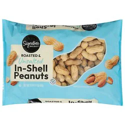 Signature Select/farms Peanuts Roasted & Unsalted - 16 Oz