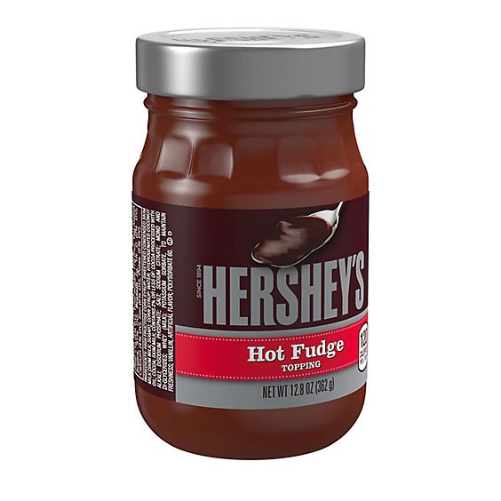 slide 1 of 1, Hershey's Hot Fudge Topping Dessert Sauce Jar - 12.8 Oz, 12.8 oz