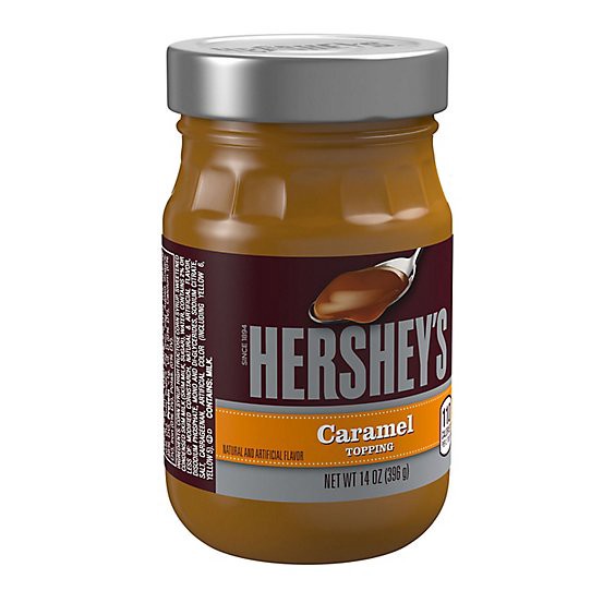 slide 1 of 1, Hershey's Caramel Topping Dessert Sauce Jar - 14 Oz, 14 oz