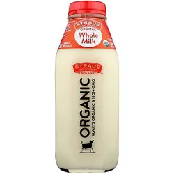 Straus Organic Whole Milk - Quart