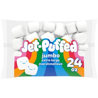 slide 1 of 1, Jet-Puffed Jumbo Extra Large Marshmallows - 1.5 Lb, 24 oz
