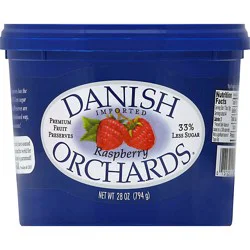 Danish Orchards Fruit Preserves Premium Raspberry - 28 Oz