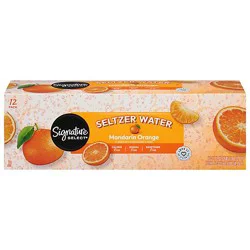Signature Select Mandarin Orange Seltzer Water - 12-12 Fl. Oz.