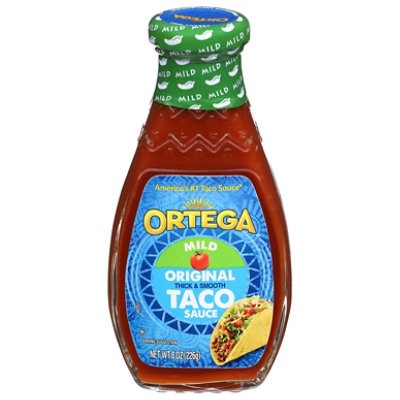 slide 1 of 1, Ortega Taco Sauce Thick & Smooth Original Mild Bottle - 8 Oz, 8 oz