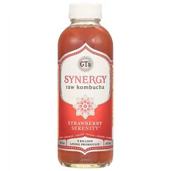 Synergy The Real Kombucha Strawberry Serenity - 16 Fl. Oz.