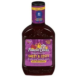 Famous Daves Sauce Bbq Sweet & Zesty - 20 Oz