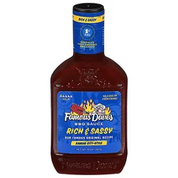 Famous Daves Sauce Bbq Rich & Sassy - 20 Oz