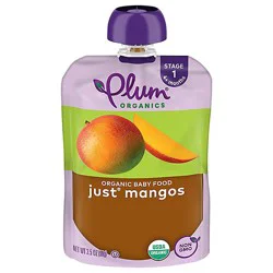 Plum Organics Baby Food Stage 1 Just Mangos - 3.17 Oz