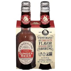 Fentimans Soda Biere Gingembre Ginger Beer Bottles - 4-9.3 Fl. Oz.