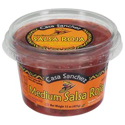 Casa Sanchez Medium Roja Salsa - 15 Oz