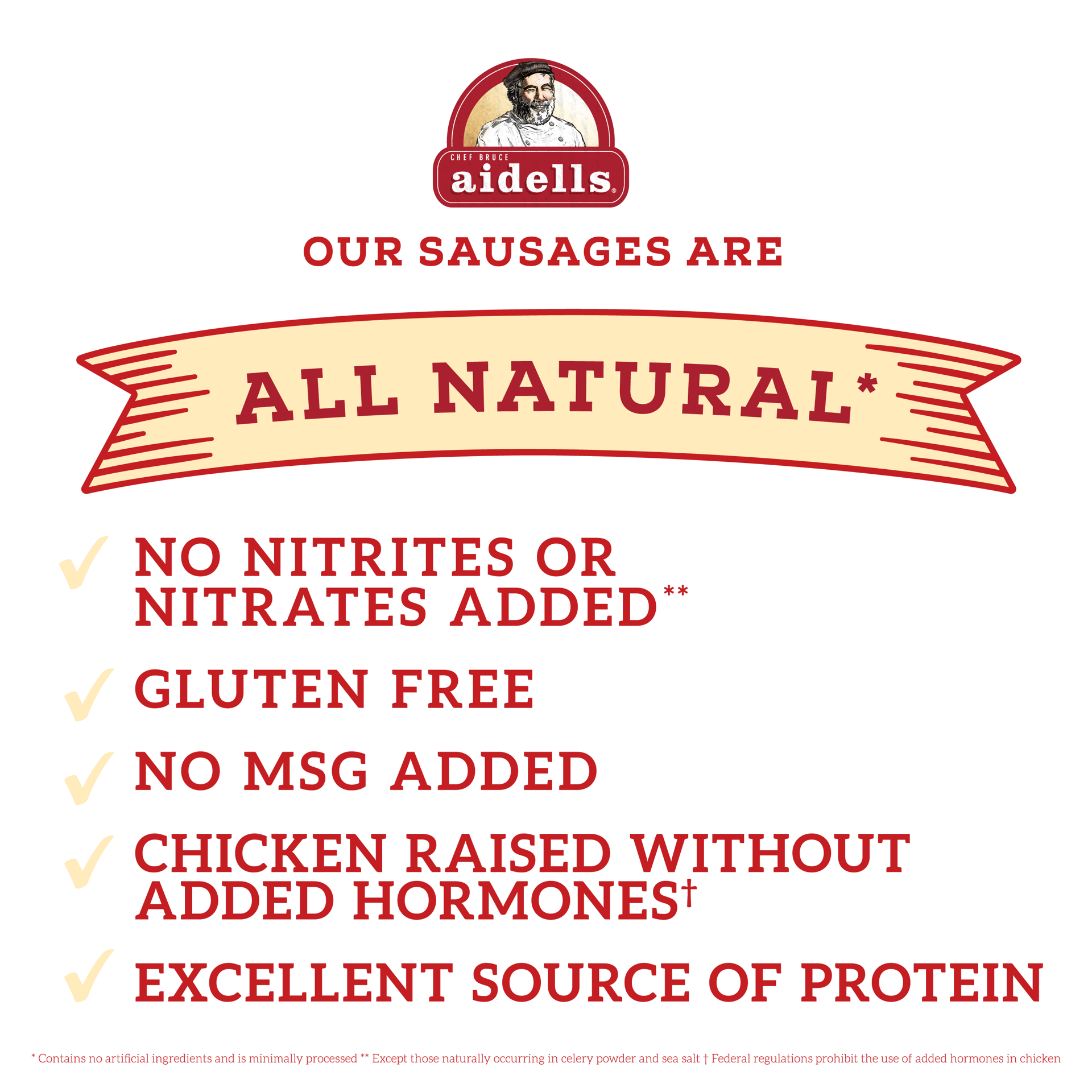 slide 2 of 3, Aidells Smoked Chicken Sausage Links Roasted Garlic Gruyere Cheese 4 Count - 12 Oz, 12 oz