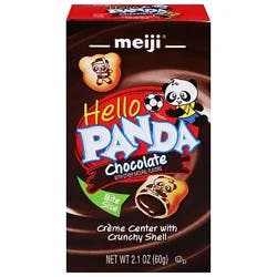 Meiji Hello Panda Cookies Filled With Chocolate Creme - 2 Oz