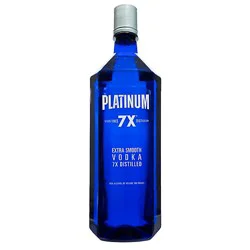 Platinum 7x Vodka 80 Proof Bottle - 1.75 Liter