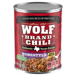 Wolf Brand Homestyle Chili With Beans - 15 Oz