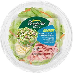 Bonduelle Bistro Grande Chef With Smoked Turkey & Ham With Creamy Ranch Dressing - 11 Oz