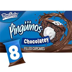 Marinela Pinguinos Chocolate Creme Filled Cupcakes - 41 Oz