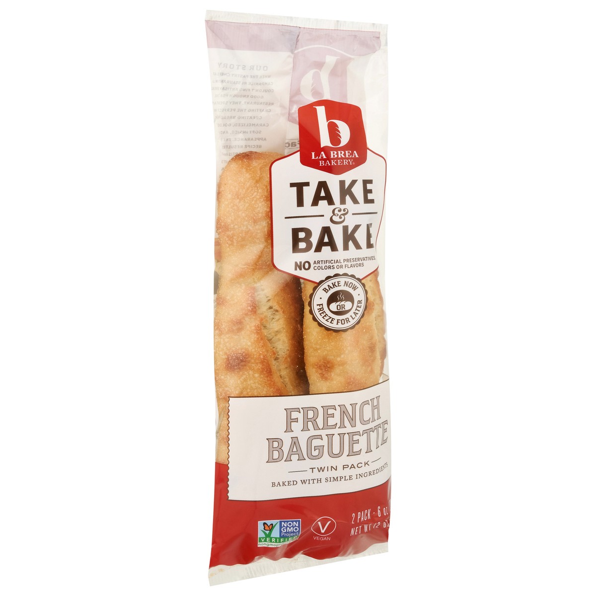 slide 4 of 13, La Brea Bakery Take & Bake Baguette French Bread Twin Pack - 12 Oz, 12 oz