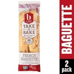 La Brea Bakery Take & Bake Baguette French Bread Twin Pack - 12 Oz