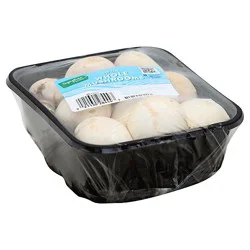 Signature Select/farms White Whole Mushrooms - 8 Oz