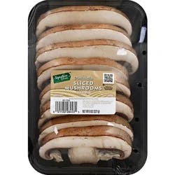 Signature Select/farms Mushrooms Portabello Sliced - 8 Oz