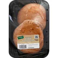 Signature Select/farms Mushrooms Portabello Whole - 8 Oz
