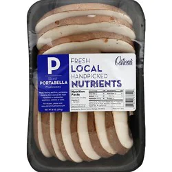 Mushrooms Portabella Sliced Prepacked - 8 Oz